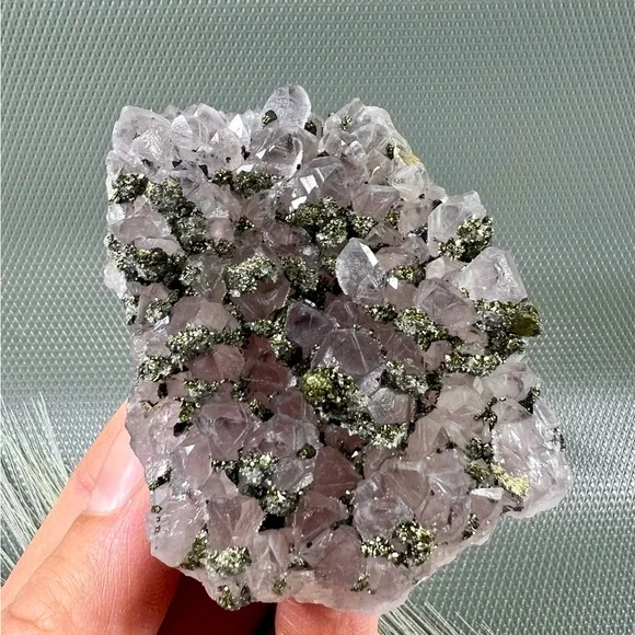 Amethyst with Chalcopyrite from Chala Mine in Haskovo, Bulgaria 137g (4.83oz)